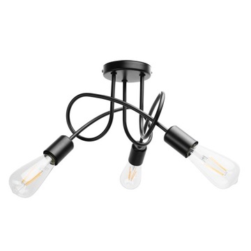 LAMPA WISZĄCA SUFITOWA ZAWIJANA LOFT 3xE27