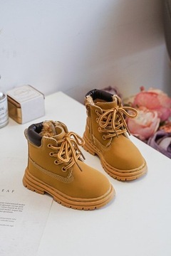 ДЕТСКИЕ УТЕПЛЕННЫЕ БОТИНКИ-ТРАП НА МОЛНИИ CAMEL 35