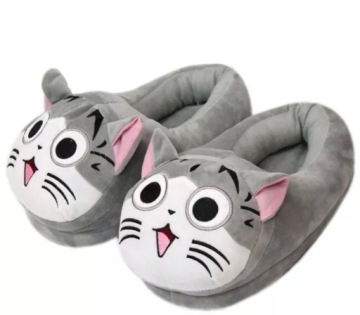 ТАПОЧКИ КОШКА КОТЕНОК КОШКА ПЛЮШЕВЫЕ КИГУРУМИ ДОМАШНИЕ ДЛЯ ДЕТЕЙ размер. 25-34