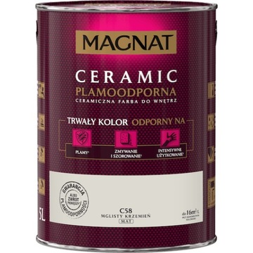 Farba Magnat Ceramic C58 Mglisty Krzemień 5L
