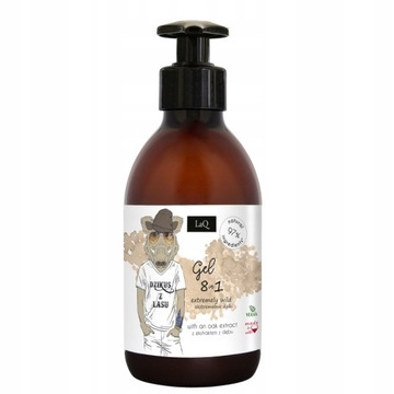 LaQ DZIK Żel pod prysznic dla mężczyzn 8w1 - 300ml