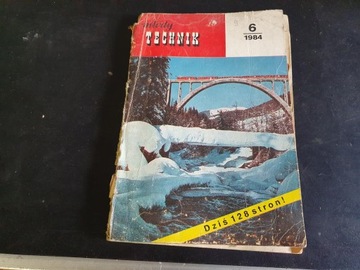 KSIĄŻKA CZASOPISMO MŁODY TECHNIK NUMER 6 / 1984