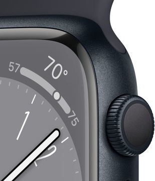 Apple Watch 8 S8 A2771 45 мм с GPS, черные полночь