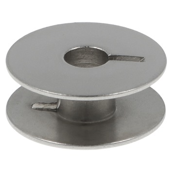 Szpulka metalowa pełna z nacięciem 9033 do stebnówki PFAFF
