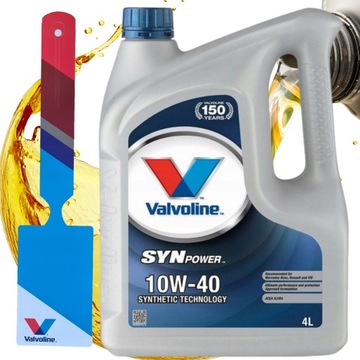 OLEJ SILNIKOWY 10W40 4L - VALVOLINE SYNPOWER PÓŁSYNTETYCZNY ŚWIEŻY 872260