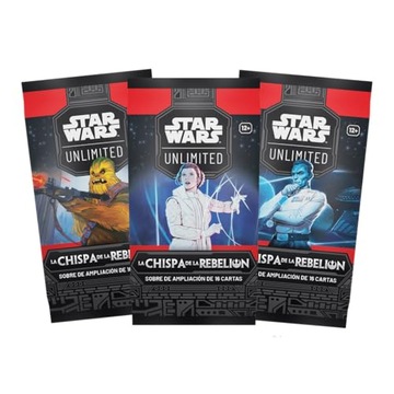 Star Wars Unlimited: The Spark of The Rebellion - Spanish Envelope Box (Con
