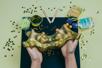 НАБОР БЛЕСКОВ TUBAN SLIME GOLD SHINE GOLD DIY