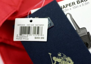 Сумка Складная дорожная пеленальная пеленка, мягкая для мам, США. Поло Ассн. УНИКАЛЬНЫЙ