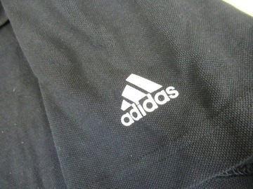 ADIDAS __ ЧЕРНАЯ ФУТБОЛКА ПОЛО __ M