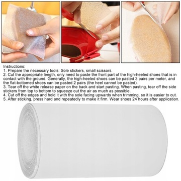 НАКЛЕЙКИ ПРОТИВОСКОЛЬЗЯЩИЕ ДЛЯ ПОДОШВ ОБУВИ 1М