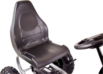 GOKART С ПЕДАЛЯМИ, БОЛЬШИМИ КОЛЕСАМИ EVA, ТОРМОЗОМ OBC. 100 кг