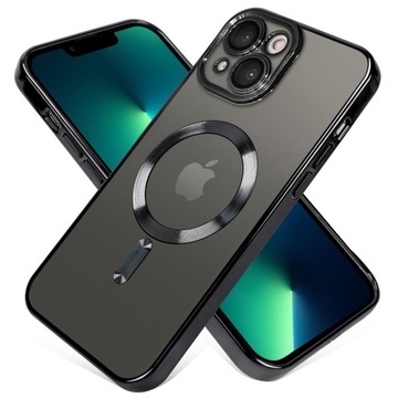METALICZNE ETUI OBUDOWA CASE MAGSAFE DO IPHONE 13 KOLORY + SZKŁO HARTOWANE