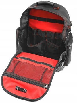 PLECAK NARZĘDZIOWY WARSZTATOWY TORBA MONTERSKA ORGANIZER NA NARZĘDZIA ZAMEK