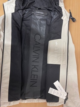 CALVIN KLEIN KURTKA TECHNICAL HOODED SORONA AURA STONE M