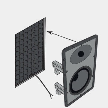 Акустический корпус V-LITE Hide-Audio V300224 для динамика JBL B-8IW