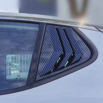 2X ZADNÍ BOČNÍ ŽALUZIE OKENNÍ Z VLÁKNA  UHLÍKOVÉHO POTAH DO KIA OPTIMA
