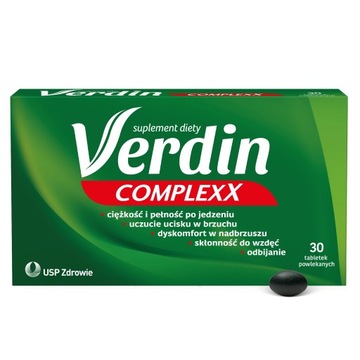 VERDIN COMPLEXX na wzdęcia 30 tabletek