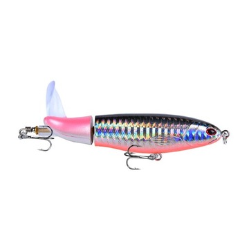 Minnow Popper przynęty oczy 3D kolorowe
