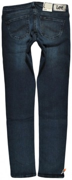 LEE spodnie LOW blue JEANS skinny LYNN W28 L33