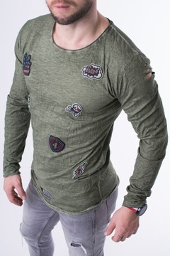 BLUZKA - KHAKI 27012-2 L