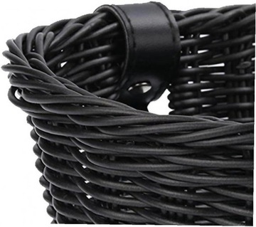 КОРЗИНА, КОРЗИНА ДЛЯ БУТЫЛОК, ВЕЛОСИПЕД, СКУТЕР, РУЛЬ, ПОДАРОК ​​НА ДЕНЬ РОЖДЕНИЯ, ЧЕРНЫЙ