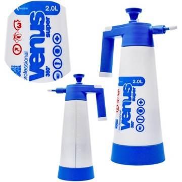 Opryskiwacz do mycia czyszczenia ciśnieniowy Venus Super 360 Cleaning 2l