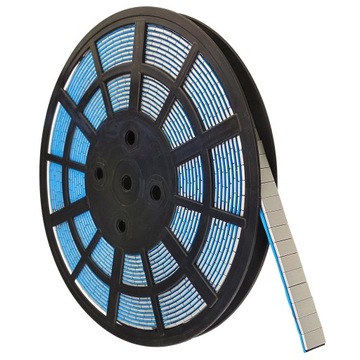 Клеящиеся грузики с ПОКРЫТИЕМ для алюминиевых дисков катушка Edgy Slim Powd