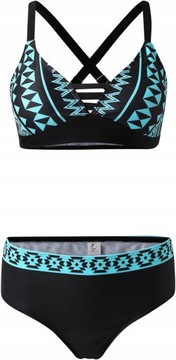 КУПАЛЬНИК ИЗ ДВУХ ЧАСТЕЙ, СЕКСУАЛЬНОЕ БИКИНИ С ВЫСОКОЙ ТАЛИЕЙ, ПУШ-АП, БОХО