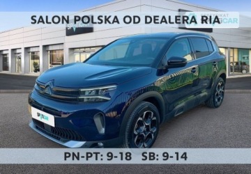 Citroen C5 Aircross SUV Facelifting 1.5 BlueHDi 131KM 2023 Citroen C5 Aircross 1.5 BlueHDi Max EAT8 Bogata wersja FV23 Kredyt 0 Leasi