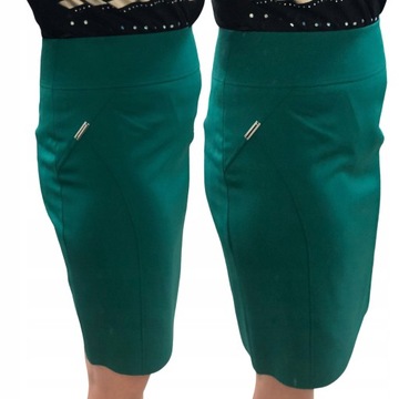 D2 BIZNESOWA SPÓDNICA OŁÓWKOWA WYSOKI STAN Rozm.50