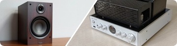 TAGA Zestaw stereo TAV-807B HTA-25B lampowy wenge