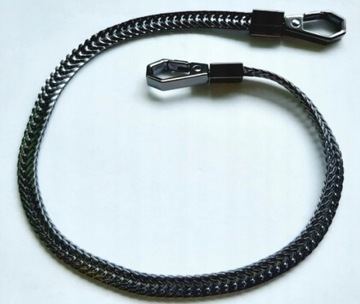 НОВАЯ, ТОЛСТАЯ ЦЕПЬ ДЛЯ БРЮК В ХИП-ХОПЕ, РЕМЕШОК ДЛЯ ЧАСОВ - ЧЕРНЫЙ