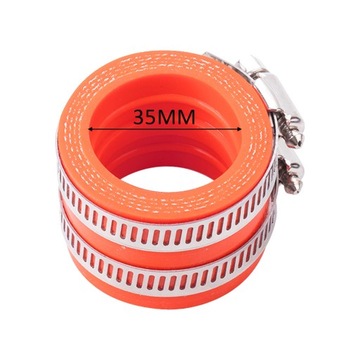 Карбюратор мотоцикла Силиконовый адаптер Впускной коллектор карбюратора оранжевый