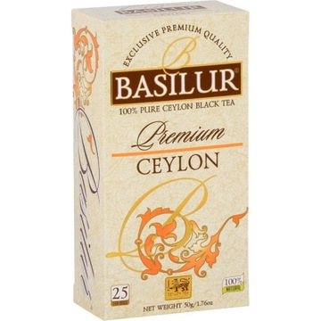 Herbata czarna Basilur Premium Ceylon 25x2g