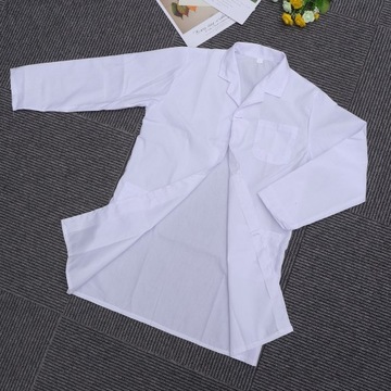 Kostium biały fartuch laboratoryjny dla chłopców i dzieci Naukowiec