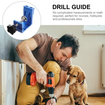 1 комплект приспособления для сверления карманных отверстий под углом 15 градусов