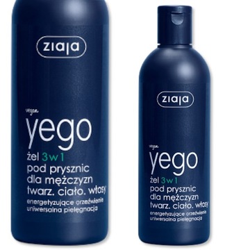 Ziaja Yego żel 3w1 pod prysznic dla mężczyzn vegan