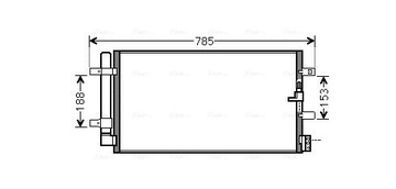 AVA QUALITY COOLER AIA5360D KONDENZÁTOR KLIMATIZACE