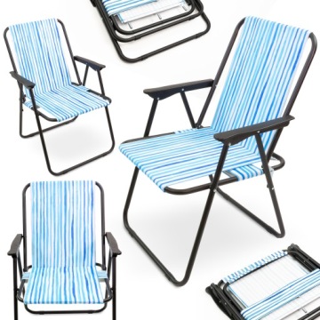 ПРОЧНОЕ ТУРИСТИЧЕСКОЕ КРЕСЛО С ПОДЛОКОТНИКАМИ ПЛЯЖНОЕ СКЛАДНОЕ ЛЕГКОЕ XL