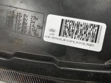 DD SVĚTLO PŘEDNÍ LEVÝ FORD FOCUS MK3 FULL LED JX7B-13E015-CE