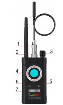 Детектор подслушивания и камеры GSM GPS СКРЫТЫЕ локаторы WIFI ДЕТЕКТОР