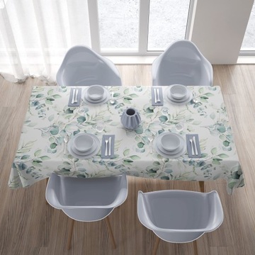 Скатерть СТОЙКАЯ К ПЯТЯНИЯМ 140X300 ГЛАДКАЯ МАТОВАЯ ТОЛСТАЯ 073