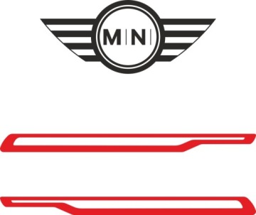 Samolepky Mini Cooper Boční pásy R50 R53 R56