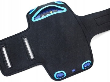 OPASKA NA RAMIĘ ARMBAND Z ODBLASKIEM MIEJSCE NA KLUCZ NA TELEFON SMARTFON