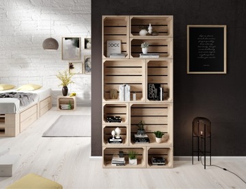 Ящик деревянный, натуральные ящики, 50 см (BOX_50x40x30_N_1PCS)