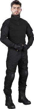Ubranie ochronne TAKTYCZNE bluza i spodnie rozm. 3XL - CZARNE
