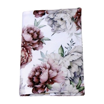 Etui Okładka na książeczkę zdrowia dziecka Dusty Rose Peony