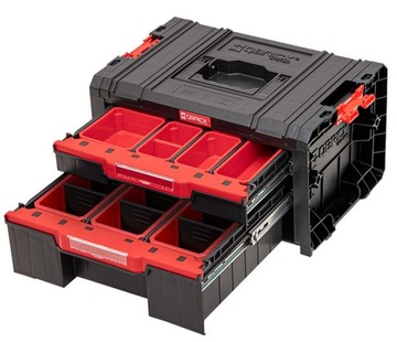 SKRZYNIA MODUŁOWA Z 2 SZUFLADAMI QBRICK SYSTEM PRO TOOLBOX 2.0 EXPERT
