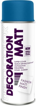 SPRAY LAKIER W SPREJU DECO MATT 400ML NIEBIESKI
