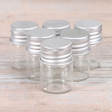 Прозрачные стеклянные бутылки, крошечные лабораторные флаконы для образцов